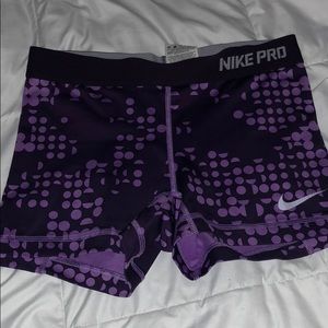 Nike pro spandex shorts